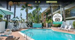 Desktop Screenshot of hotel-peppertree.com